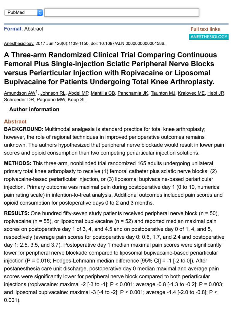 a pubmed article abstract
